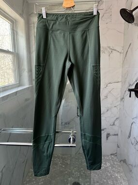 Varley Olive Green High-Rise Leggings